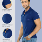 ADONiS Polo T-Shirt for Men – Breathable Cotton, Fade-Resistant, Durable Stitching