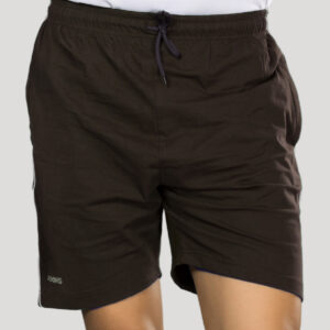 ADONiS Men’s Cotton Bermuda Shorts with elastic waistband, drawstring, zip pocket, back pocket, breathable & stretchable fabric – ideal for yoga, gym, walking, and daily wear.